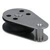 Marine Pulley Block with Fixed Pin 26mm Diameter Nylon Wheel