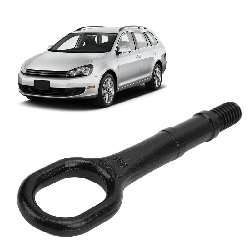 Akozon Car Towing Tow Hook, Black Tow Hook 1T0 805