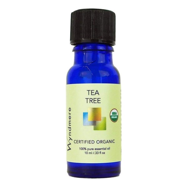 Tea Tree Essential Oil - USDA Certified Organic & 100% Pure Therapeutic Grade for Aromatherapy - 10ml