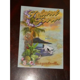 2 Postcards Unposted MARGARITAVILLE WAIKIKI Island Fever & Aloha From Waikik NEW