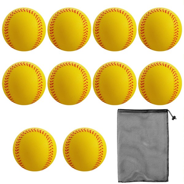 SALUDABLE Baseball, Sponge Ball, Soft Baseball, Soft, Safety Catchball, Pack