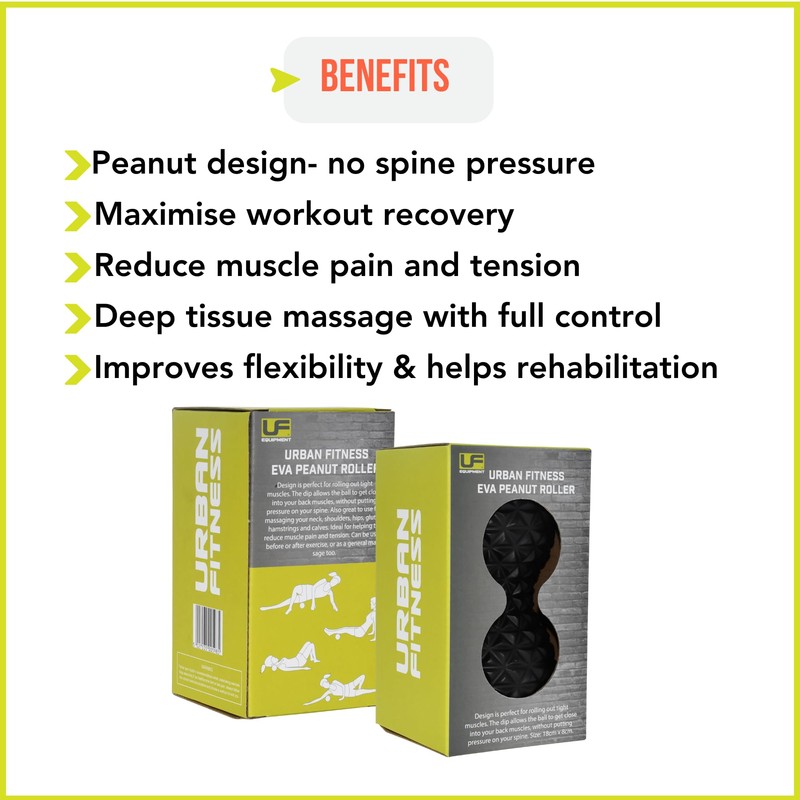 Urban Fitness Home Gym Exercise Physio EVA Peanut Roller