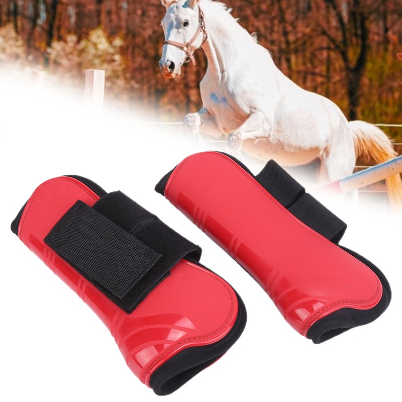 Horse Tendon Boots Horse Riding Fetlock Protectors PU Shell Horse