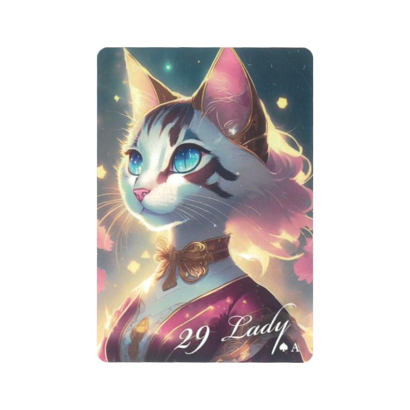 Utopia Cats Lenormand | Poporo Labo | 36 Cards with