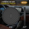 ME.FAN Car Cup Coasters [4 Pack] Silicone Car Coasters/Cup Mats