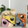 Triangle Cat Scratcher Slope Corrugated Cardboard Slope Vertical Pad with