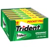 Trident Spearmint Sugar-Free Chewing Gum, 6 Pocket Packs of 28