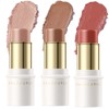 FALOCUTUS 3 Pcs MEDIUM Contour Stick Set,Cream Blush & Highlighter