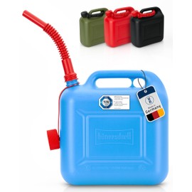 Hünersdorff Standard Fuel Canister for Petrol, Diesel and Other Hazardous Goods, Made in Germany, TÜV-Tested, Standard, 10 l