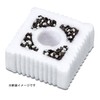 jekkusu [rokabo-i Medium zeoraito & Activated Carbon Matte Cases-White-Rubber, Pack