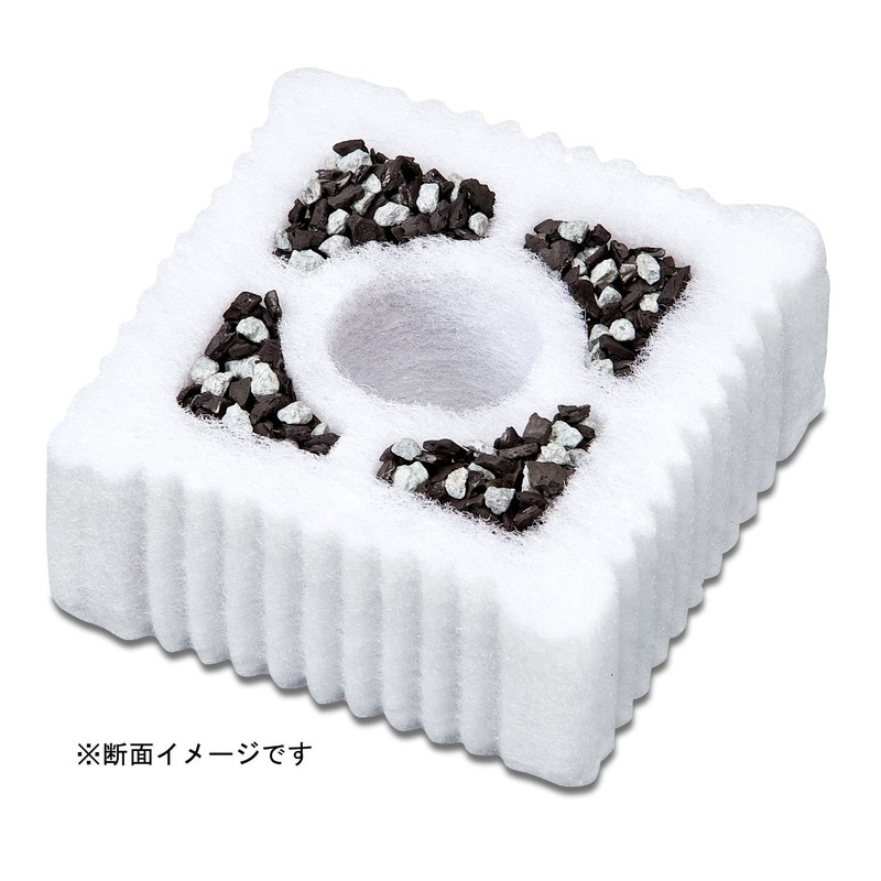 jekkusu [rokabo-i Medium zeoraito & Activated Carbon Matte Cases-White-Rubber, Pack