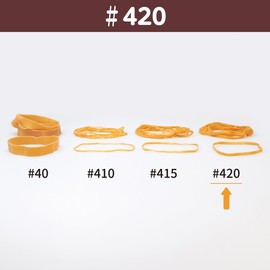 Rubber Band #420 < 1.8 oz (50 g) Transparent Bag > American Color Thick Width Small Volume Packaging Rubber Band All Sizes 73 Republic