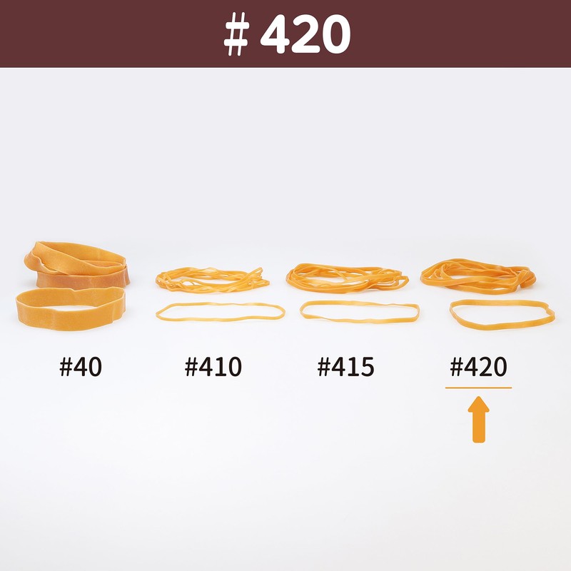 Rubber Band #420 < 1.8 oz (50 g) Transparent Bag