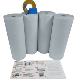 US ENERGY PRODUCTS NASATEK Reflective 1 Car White Foam Core Garage Door Insulation Kit 9x7 9x8 R8