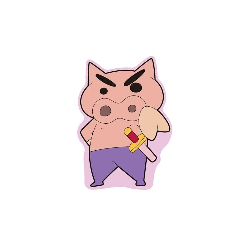 Toshin Pack Crayon Shin-chan Die Cut Postcard (Buriburizaemon 2) KS-PT514