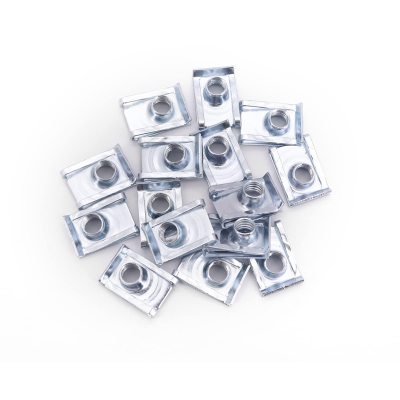 Yuhtech 80 Pcs 4 Size Stainless Steel U Clips M4