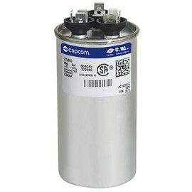 45 + 5 uf MFD 370 VAC Replacement Round Run Capacitor # C3455R 27L880