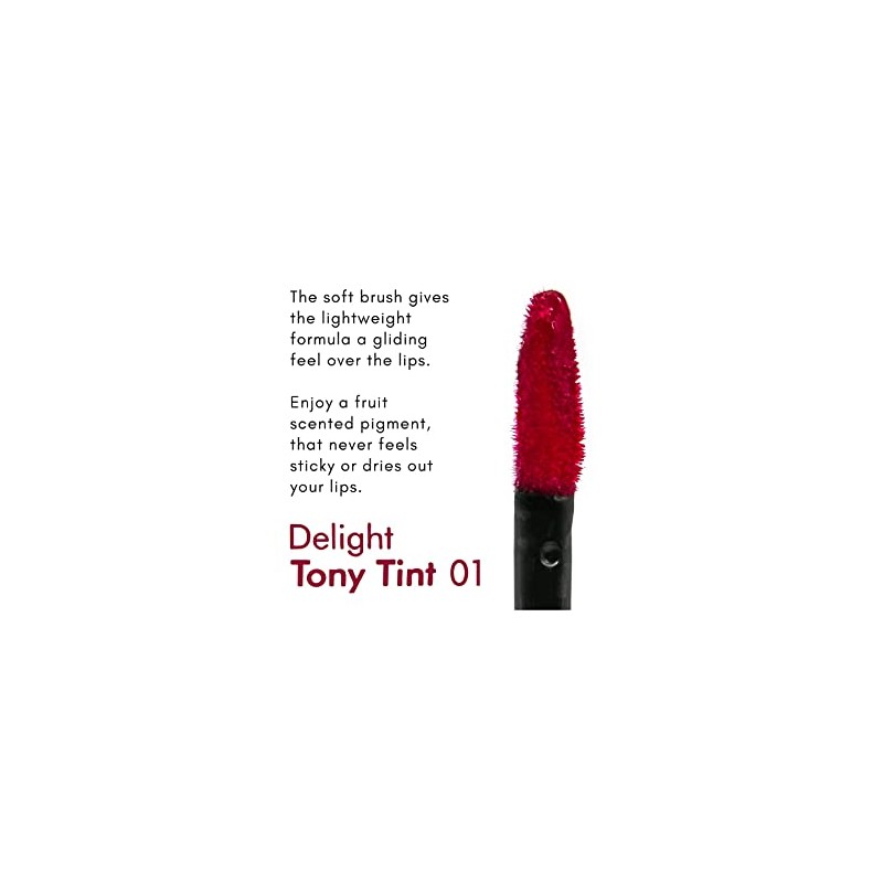 Tonymoly Tony Tint - Tinte labial, Rosado cereza, Rosa (Cherry