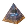 Crystal Pyramid Exquisite Beautiful Pyramid Power Stone Ornament for Desks