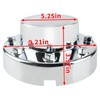 AUTOKAY Rear Wheel Center Hub Cap Chrome for Dodge Ram