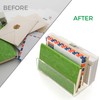 AIDIMOO Clear Acrylic 3 Compartment Mail & Letter Organizer for