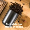 Black Ceramic Canister Set, 3pcs Ceramic Kitchen Canisters for Countertop