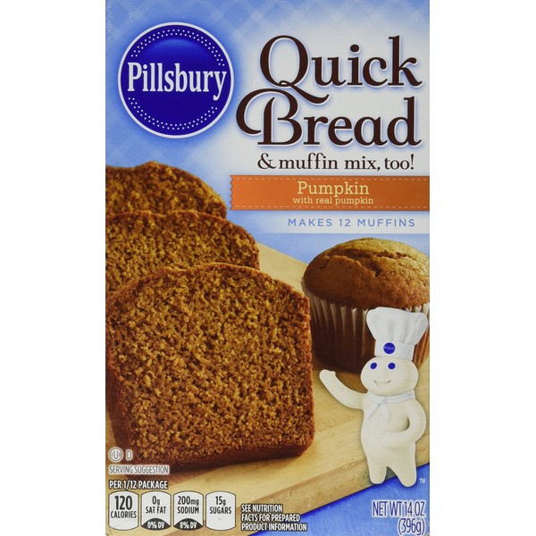 Pillsbury Pumpkin Quick Bread & Muffin Mix 14 oz