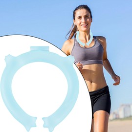 Ice Ring for Neck | Reusable Neck Cooler Tube - Heat Protection Ice Scarf Cooling Wrap for Children Adult Running Hiking Golf Fishing Outdoor Camping Beach School Gym Event Site