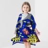 YCFAIIKG Children's Surfing Shark Bath Towel with Hood, Bathrobe, Beach