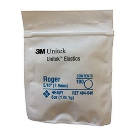 Snorflex 3M Unitek, Mehrzweck-Gummibänder, Heavy 6oz /170,1g (5/16" (7,9mm)) Roger; Snorflex
