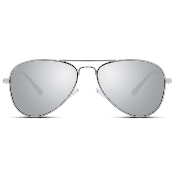 Pro Acme Polarized Kids Aviator Sunglasses, UV400 Protection Metal Frame