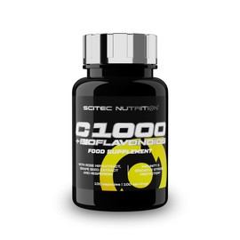 Scitec Nutrition C 1000 + Bioflavonoids, Dietary Supplement Capsules with Vitamin C, Rosehip and Bioflavonoids, 100 Capsules