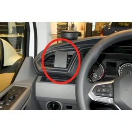 Brodit ProClip vehicle holder 805589, made in Sweden, left mounting, for left-hand drive vehicles, fits device holder, black