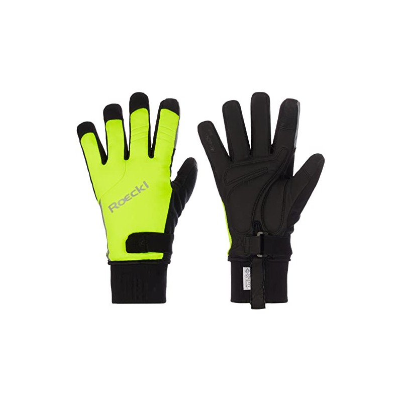 Roeckl Villach 2 Winter Cycling Gloves Long Fluo Yellow 2023: