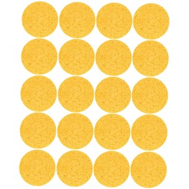 FOMIYES Compressed Facial Sponges 20pcs Soft Wood Pulp Cotton Puff Round Makeup Removal Sponge Reusable for Travel