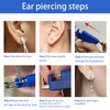 GVSAVY 200 PCS Ear Piercing Set with 12 Pairs of