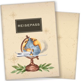 Cozy Racoon Passport Holder for Adults and Children | High Quality Passport Cover | Protective Cover, Globe Classic, Classic