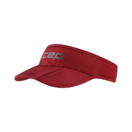 CEP - Foldable Running Visor, Core 5.0 Foldable Visor, Burgundy, burgundy, Unit size