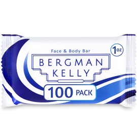 Bergman Kelly - Hotel Soap Bars - White Tea, 1 Oz, 100 Pk - Travel Siz