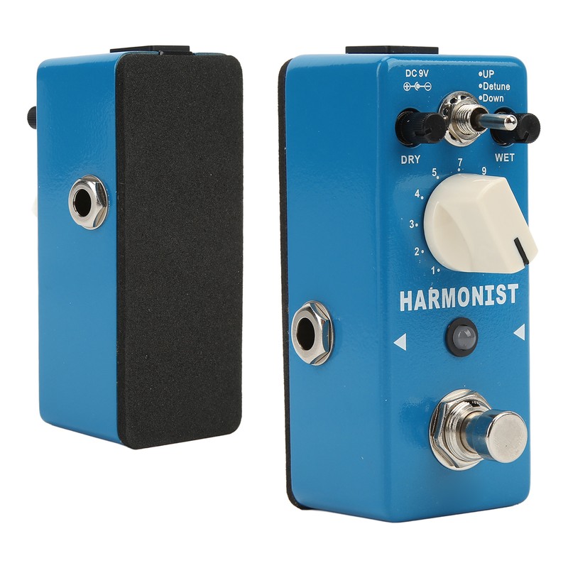 Digital Chip Effect Pedal Metal Blue Guitar Transpose Effects Pedals