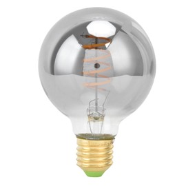 G80 LED Filament Lamp E27 Base Vintage Bulbs Decorative Light 4W  Warm Light Electroplating Gray
