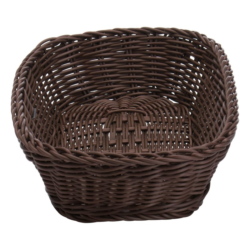 Saleen Multi-Purpose Basket, Suitable for Gastronomy, Rectangular, Plastic Fibre, Dark