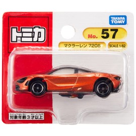 タカラトミー トミカ No.57 マクラーレン 720S (ブリスターパッケージ) ミニカー おもちゃ 3歳以上