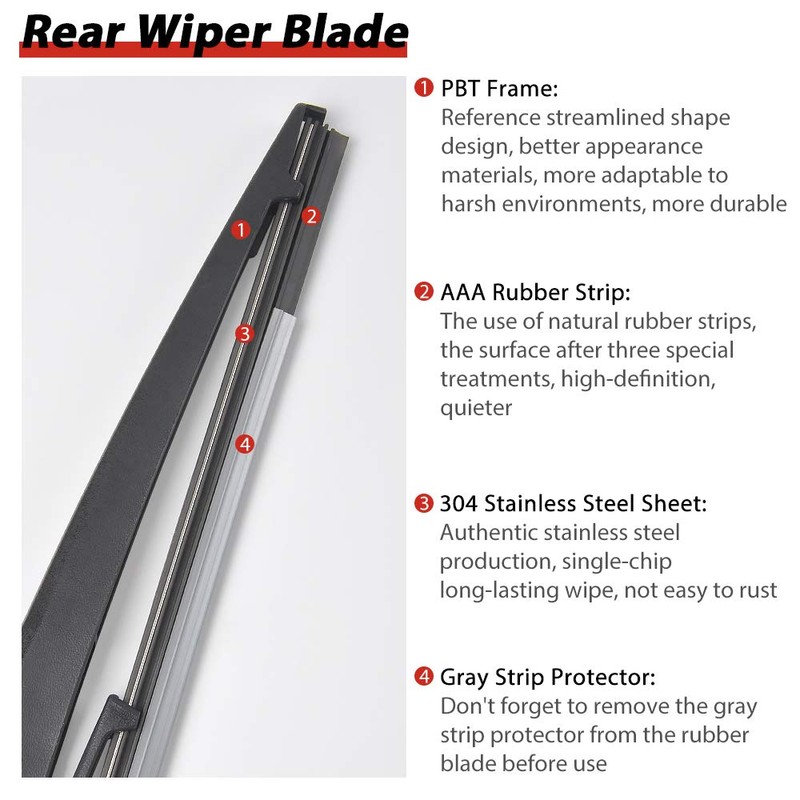 Limpiaparabrisas Trasero para brazo y Blade Set para Oe: 85241