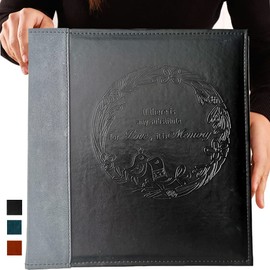 Totocan 4x6 Photo Albums 600 Pockets , Large Capacity Photo Book with Vintage Leather Cover , Family, Baby, Wedding Photo Album (Black)