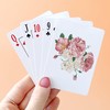 CafePress Pink Roses Flower Standard Size Playing Cards