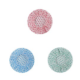 Pack of 8 Women's Shower Caps, Waterproof Elastic Shower Caps for Showering, Spa, Salon, Make-Up, Travel, Hotel