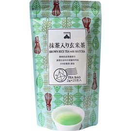 Brown Rice Tea with Matcha Tea Bag, 0.08 oz (2 g) x 25 Packs