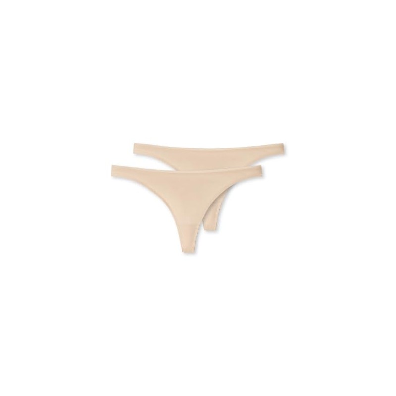 Schiesser Women's 2 Pack String Organic Cotton - 95/5 Organic,