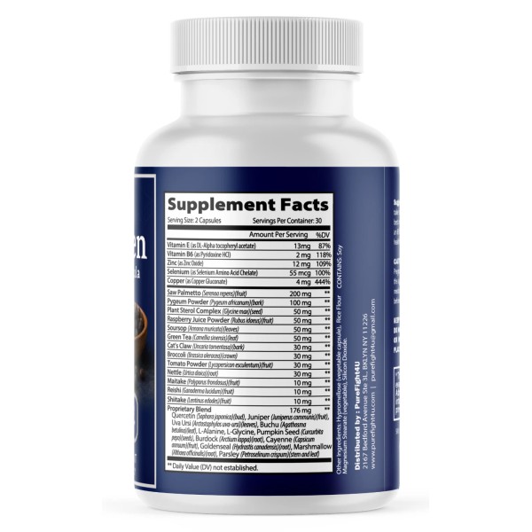 PUREFIGHT4U Prostafen Daily Prostate & Urinary Wellness Support Supplement, 6